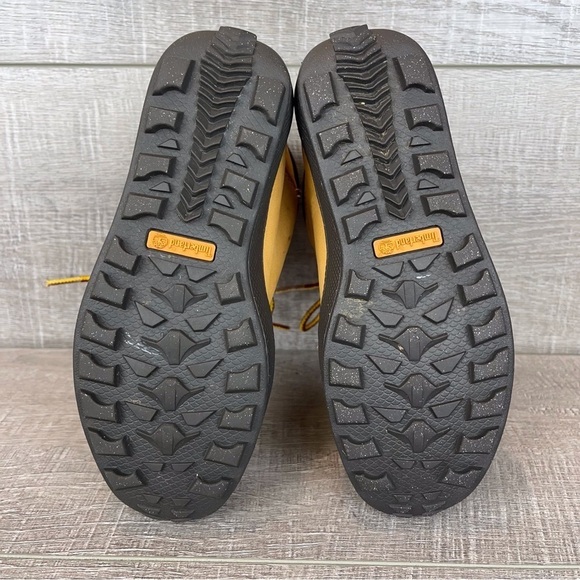 Timberland Y13.5 wheat leather fleece lined boots - Picture 14 of 16